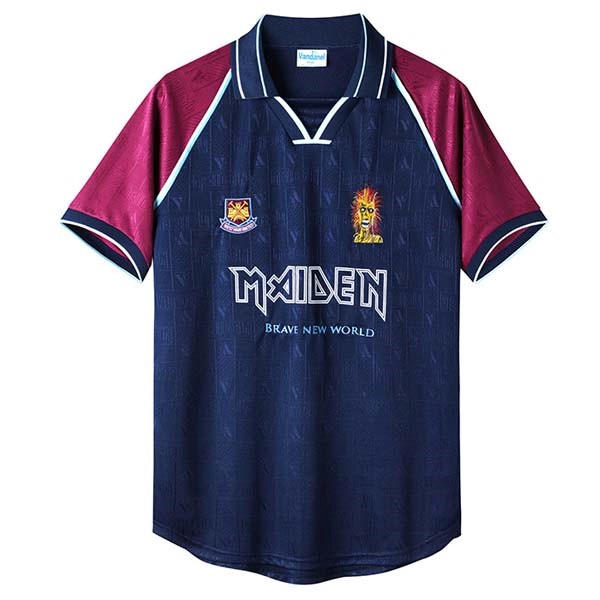 Camiseta Iron Maiden x West Ham Retro Replica Primera Ropa 1999/2001